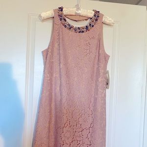 Eliza J Evening Dusty Rose Lace Dress Size 12